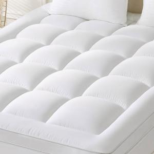 YUGYVOB Mattress Pad Extra Thick, Cooling, and Breathable Full Size Mattress Topper 8-21" Deep Pocket Soft Down Alternative Fill