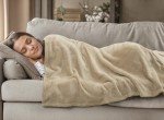 Utopia Bedding Camel Fleece Blanket Queen Size Lightweight Fuzzy Soft Anti-Static Microfiber Bed Blanket (90x90 Inch)