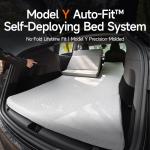 Tesla Model Y Air Mattress (2020+), Hidden Storage & Memory Foam Topper, Inflatable Car Bed for Camping, Foldable Perfect Fit Ma