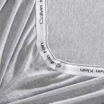 Calvin Klein - King Size Sheets Set, Lightweight Sheets Made from a Naturally Soft Cotton Blend - Bed Sheets with Matching Pillowcases & Fitted Sheet (Modern Cotton Grey/Blue)