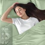 Utopia Bedding Full Sheet Set – 4 Piece Bed Sheets for Full Size Bed, Soft and Breathable Microfiber, Includes 1 Fitted Sheet, 1 Flat Sheet and 2 Pillowcases (Sage)