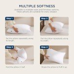 Bedsure King Size Pillows Set of 2 - Hotel Quality Down Alternative Bed Pillows 2 Pack for Sleeping Soft and Supportive Filling for Side, Back Sleepers (19"x34")