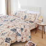 JSD Boho Floral Printed Sheet Set King Size, 4 Piece, Soft Botanical Pattern Microfiber Sheets Extra Deep Pocket