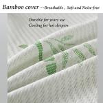 Memory Foam Pillows Queen Size set of 2, Shredded Memory Foam Bed Pillow for Sleeping, Adjustable Fluffy Pillow with Cooling Breathable Cover for All Sleepers, Hotel Quality Rest Pillow Queen 2 Pack