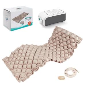 Alternating Air Pressure Mattress Pad, Bed Sore Prevention Solution Mattress Topper with 6-Setting Pump, Waterproof Pad