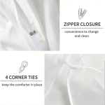 Black and Red Check style Digital Printed Duvet Set - Polyester - Bedroom Decor -1 bed cover +2 pillowcases (no pillow core)