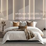 Model room bedding furniture exhibition hall soft decoration display bedding sales department simple multi-piece set