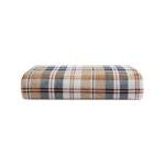 Eddie Bauer - Full/Queen Blanket, Reversible Plush Bedding, Plaid Bedding Set, Oeko-Tex Certified (Trailhead Plaid Beige, Full/Queen)
