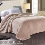 Exclusivo Mezcla Fleece Bed Blanket King Size, Super Soft and Warm Blankets for Couch, Sofa and Bed Waffle Textured, Cozy, Fuzzy and Lightweight (Camel, 90x104 Inches)