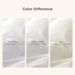 Bedsure 100% Washed Cotton Duvet Cover Queen Size - Natural White Minimalist Cotton Duvet Cover Linen Like for All Seasons - GentleSoft™ Plain Simple Bedding (Natural White, Queen, 90"x90")