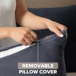 UGG Full/Queen Comforter Set 5 Piece Bed in a Bag with Throw Blanket, Decorative Pillow, Shams, Reversible Hypoallergenic Washable Luxury Warm Fluffy Bedding Set, Navy Blue (Remina)