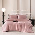 Mumi solid color mulberry silk pillow cover quilt cover bed sheet bed canopy silk set bedding