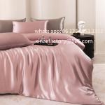 Mumi solid color mulberry silk pillow cover quilt cover bed sheet bed canopy silk set bedding