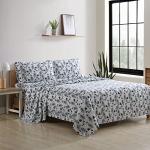 Eddie Bauer - Full Sheets, Cotton Flannel Bedding Set, Brushed For Extra Softness, Cozy Home Decor (Tree Farm, Full)