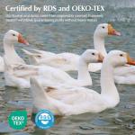 Pacific Coast Goose Feather Down Fiber Comforters King Size, Heavyweight Thickened Winter Duvet Insert, Ultra-Soft, Fluffy, Breathable, Hotel Luxury Bedding Comforters, 8 Tabs, 106"x90"