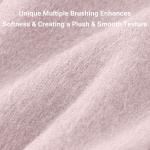 True North by Sleep Philosophy Cozy Flannel Warm 100% Cotton Sheet - Novelty Print Animals Stars Cute Ultra Soft Cold Weather Bedding Set, Full, Blush Dots 4 Piece