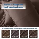 Nestl Chocolate Brown Duvet Cover King Size - Soft Double Brushed King Duvet Cover Set, 3 Piece, with Button Closure, 1 Duvet Cover 104x90 inches and 2 Pillow Shams