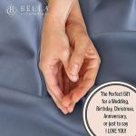 Bella Coterie Luxury Bamboo Viscose King Size Sheet Set | 100% Organically Grown | Ultra Soft | Cooling for Hot Sleepers | 18" Deep Pocket [Slate Blue]