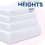 Utopia Bedding Premium Waterproof Bed Bug Mattress Cover, Twin Zippered Mattress Protector, 6 Inches Deep, Dust Mite Proof 6-Sided Mattress Encasement for Bed