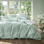 Bedsure Duvet Cover King Size - Reversible Floral Duvet Cover Set with Zipper Closure, Green Bedding Set, 3 Pieces, 1 Duvet Cover 104"x90" with 8 Corner Ties and 2 Pillow Shams 20"x36"
