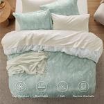 Bedsure Duvet Cover King Size - Reversible Floral Duvet Cover Set with Zipper Closure, Green Bedding Set, 3 Pieces, 1 Duvet Cover 104"x90" with 8 Corner Ties and 2 Pillow Shams 20"x36"