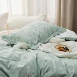 Bedsure Duvet Cover King Size - Reversible Floral Duvet Cover Set with Zipper Closure, Green Bedding Set, 3 Pieces, 1 Duvet Cover 104"x90" with 8 Corner Ties and 2 Pillow Shams 20"x36"