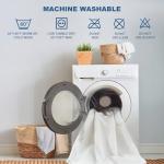 BEDLORE Full Size Waterproof Mattress Protector Viscose Derived from Bamboo, Soft Mattress Cover Fitted with Deep Pocket 6"-15", Breathable Noiseless Mattress Pad, Machine Washable(White)