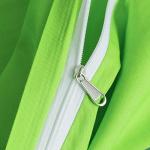 SUSYBAO Light Green Duvet Cover King 100% Cotton 3 Pieces Set 1 Solid Color Neutral Duvet Cover with Zipper Ties 2 Pillow Shams Fluorescent Green Bedding Set Soft