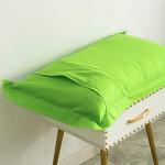 SUSYBAO Light Green Duvet Cover King 100% Cotton 3 Pieces Set 1 Solid Color Neutral Duvet Cover with Zipper Ties 2 Pillow Shams Fluorescent Green Bedding Set Soft