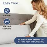 King Sheets Set 6 Piece - Includes 4 Pillowcases - Bed Sheets King Size - Soft Hotel Luxury Bedding - Cooling, Comfy, Cozy & Breathable - 1 Flat, 1 Fitted & 4 Pillowcases w/ Deep Pockets - French Grey