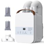 MORFY Portable Blanket Warmer, Comfortable Warm Air for Beds, Sweat Drying, Coping with Climate Changes, All Seasons, with Shoe Dryer Attachment, Dual Nozzle, 3 Speed, 7 Temperature, LCD Touch