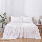 Modern Threads Silky Soft Microfiber and Wrinkle Free Sheets - Luxurious Microfiber Bed Sheets Includes Flat Sheet, Fitted Sheet with Deep Pockets, & Pillowcases Ivory, Twin