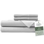 Hotel Sheets Direct 4 Piece Bed Sheet Set King Size, 100% Viscose Derived from Bamboo Sheets Set with 2 Pillowcases, Cooling & Breathable Luxury Bedding, Moisture-Wicking & Silky Soft Texture, Gray