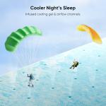 3inch King Memory Foam Mattress Topper Gel Infused Cooling for Enhanced Comfort on Sleeper Sofa RV Camper with CertiPURUS Certi