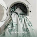 Bedsure Duvet Cover Queen Size - 100% Cotton Reversible Floral Queen Duvet Cover Set with Zipper Closure, 3 Pieces Soft & Breathable Green Milieu Bedding Set with 2 Pillow Shams 20"x26"