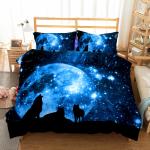 Digital Wolf Duvet/Doona Cover Set Single Twin Double Queen King Cal King Size Bed Linen Set