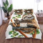 Ghost Wolf Night Duvet Cover Set King Queen Double Full Twin Single Size Bed Linen Set