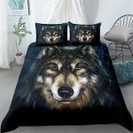 Digital Wolf Duvet/Doona Cover Set Single Twin Double Queen King Cal King Size Bed Linen Set