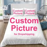 New Custom Bedding Set Customized 3D Printed Duvet Cover Sets with Pillowcase Twin Full Queen King Size POD Dropshipping
