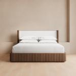 New Arrival Customization Luxury Hotel Bedroom Furniture King Size Bedding Sets Wooden Frame Bed