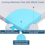 Airensky 2 Inch Memory Foam Mattress Topper, Cooling Gel Infused High Density Twin (39"x75") Topper with Removable Skin-Friendly Cover, Bed Topper for Pressure Relief Back Pain, CertiPUR-US Certified