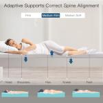 Airensky 2 Inch Memory Foam Mattress Topper, Cooling Gel Infused High Density Twin (39"x75") Topper with Removable Skin-Friendly Cover, Bed Topper for Pressure Relief Back Pain, CertiPUR-US Certified