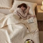 Washed Pure Cotton Versatile Quilted Bedspread Summer Quilt Blanket Bed Cover Mattress Topper Coverlet Bed Sheet With Pillowcase