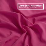 HIG 3pc Pink Queen Size Comforter Set - All Season Reversible Down Alternative Bedding Comforter Set - Quilted Duvet Insert with Corner Tabs - Box Stitched Blanket - Breathable, Soft, Fluffy