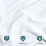 Bare Home Bedding Duvet Cover Queen Size - Premium 1800 Super Soft Duvet Covers Collection - Lightweight, Cooling Duvet Cover - Soft Breathable Bedding (Queen, White)