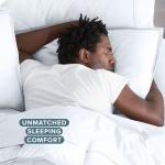 Bare Home Bedding Duvet Cover Queen Size - Premium 1800 Super Soft Duvet Covers Collection - Lightweight, Cooling Duvet Cover - Soft Breathable Bedding (Queen, White)