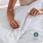 Bare Home Bedding Duvet Cover Queen Size - Premium 1800 Super Soft Duvet Covers Collection - Lightweight, Cooling Duvet Cover - Soft Breathable Bedding (Queen, White)