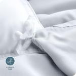 Bare Home Bedding Duvet Cover Queen Size - Premium 1800 Super Soft Duvet Covers Collection - Lightweight, Cooling Duvet Cover - Soft Breathable Bedding (Queen, White)