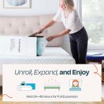 Linenspa Memory Foam Mattress Topper - 3 Inch Gel Infused Memory Foam - Plush Feel - Cooling and Pressure Relieving - CertiPUR Certified - Dorm Room Essentials - King Size