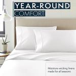 HC Collection Bed Sheets Set, HOTEL LUXURY Platinum Collection 1800 Series Bedding Set, Deep Pockets, Wrinkle & Fade Resistant, Hypoallergenic Sheet & Pillow Case Set (Queen, White)